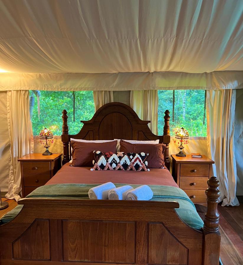 Silk Pavilions Glamping Mount Burrell Ngoại thất bức ảnh