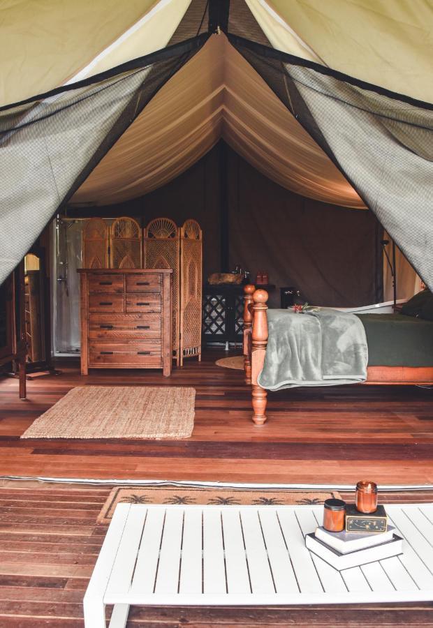 Silk Pavilions Glamping Mount Burrell Ngoại thất bức ảnh