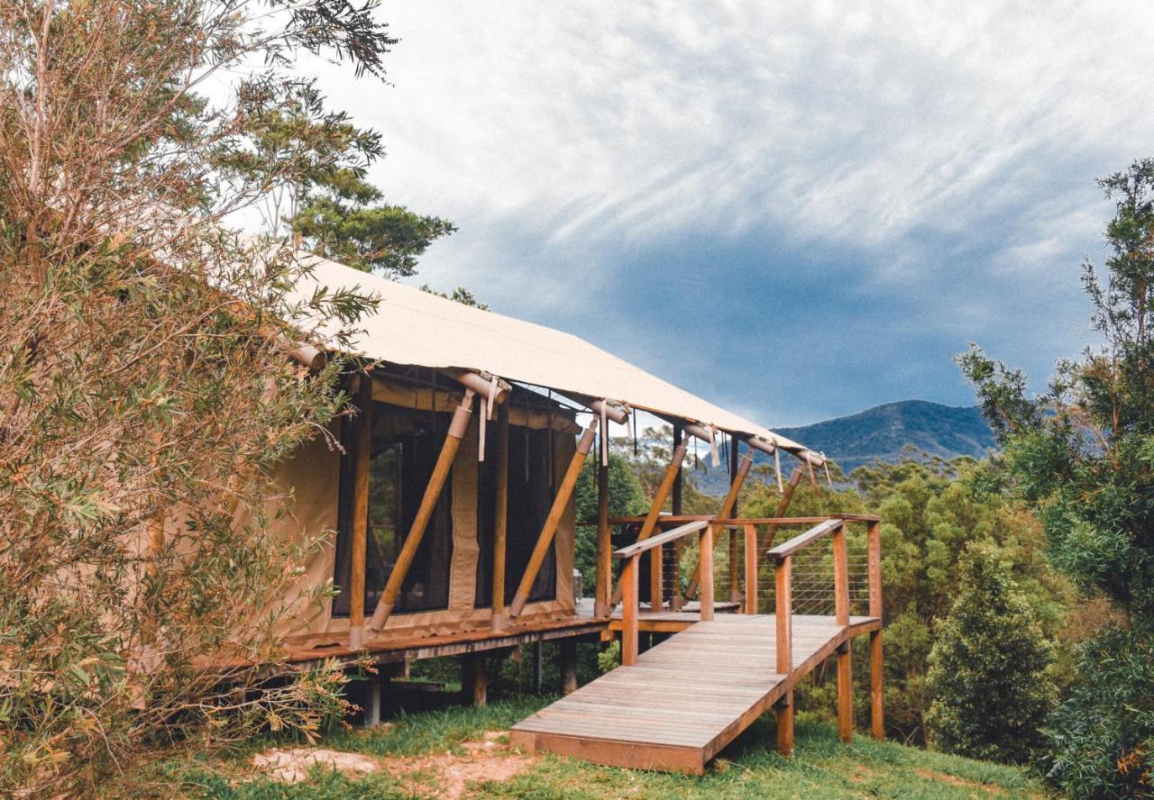 Silk Pavilions Glamping Mount Burrell Ngoại thất bức ảnh